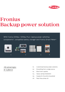 Fronius Backup controller